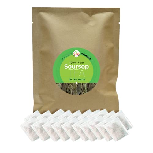 Organic Soursop Graviola Tea - 20 Bags for Immunity & Relaxation