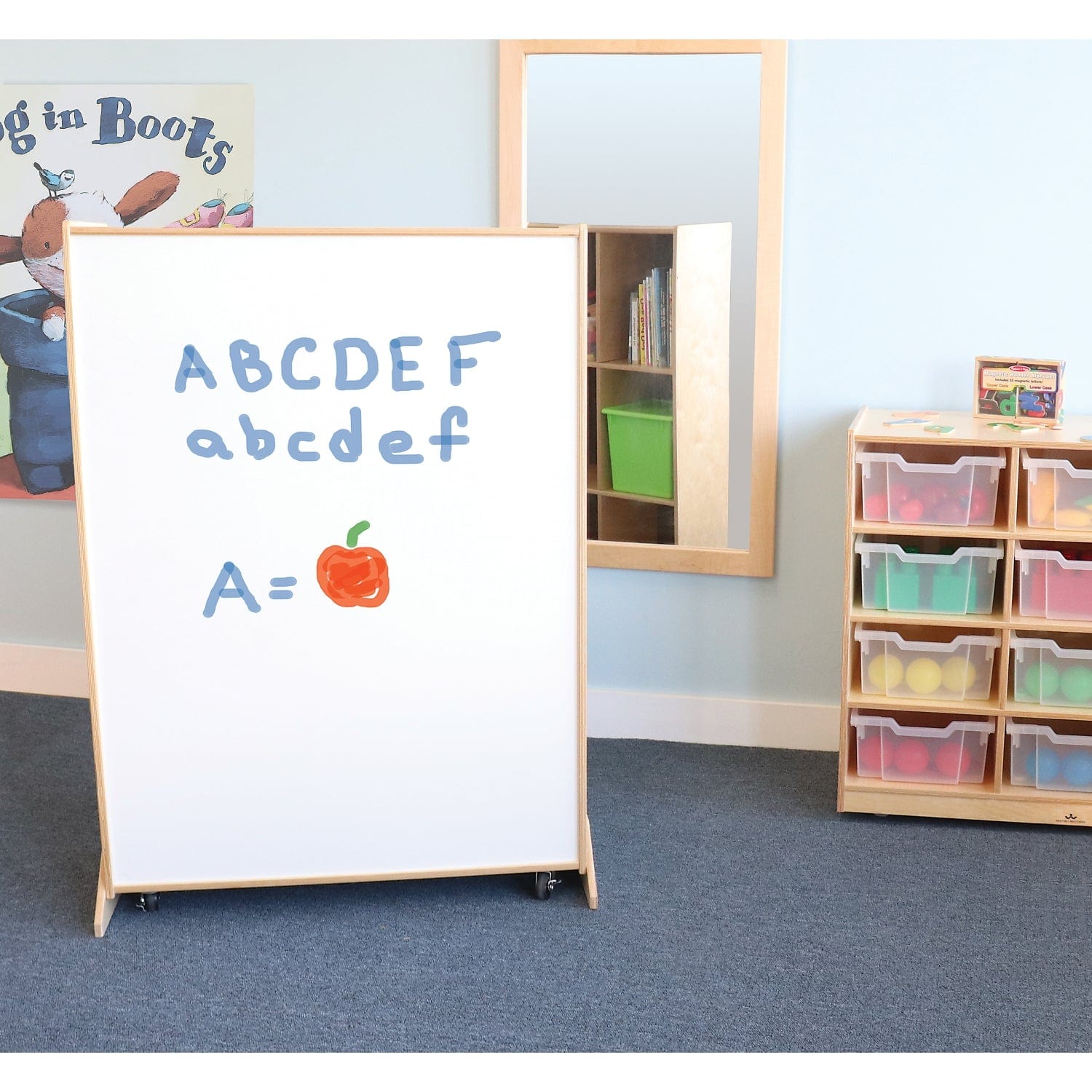 9-Cubby Kids' Storage Organizer & Learning Center - Perfect for Classroom, Playroom, and Homeschool Organization