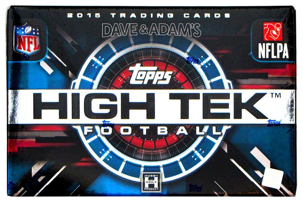2015 Topps NFL High Tek Football Cards Hobby Box - 8 Cards/Box (1 Autographed, 1 Base Parallel, 6 Base Cards) - Limited Edition Collectors Item - Perfect for NFL Fans, Sports Memorabilia Collectors & Fantasy Football Enthusiasts