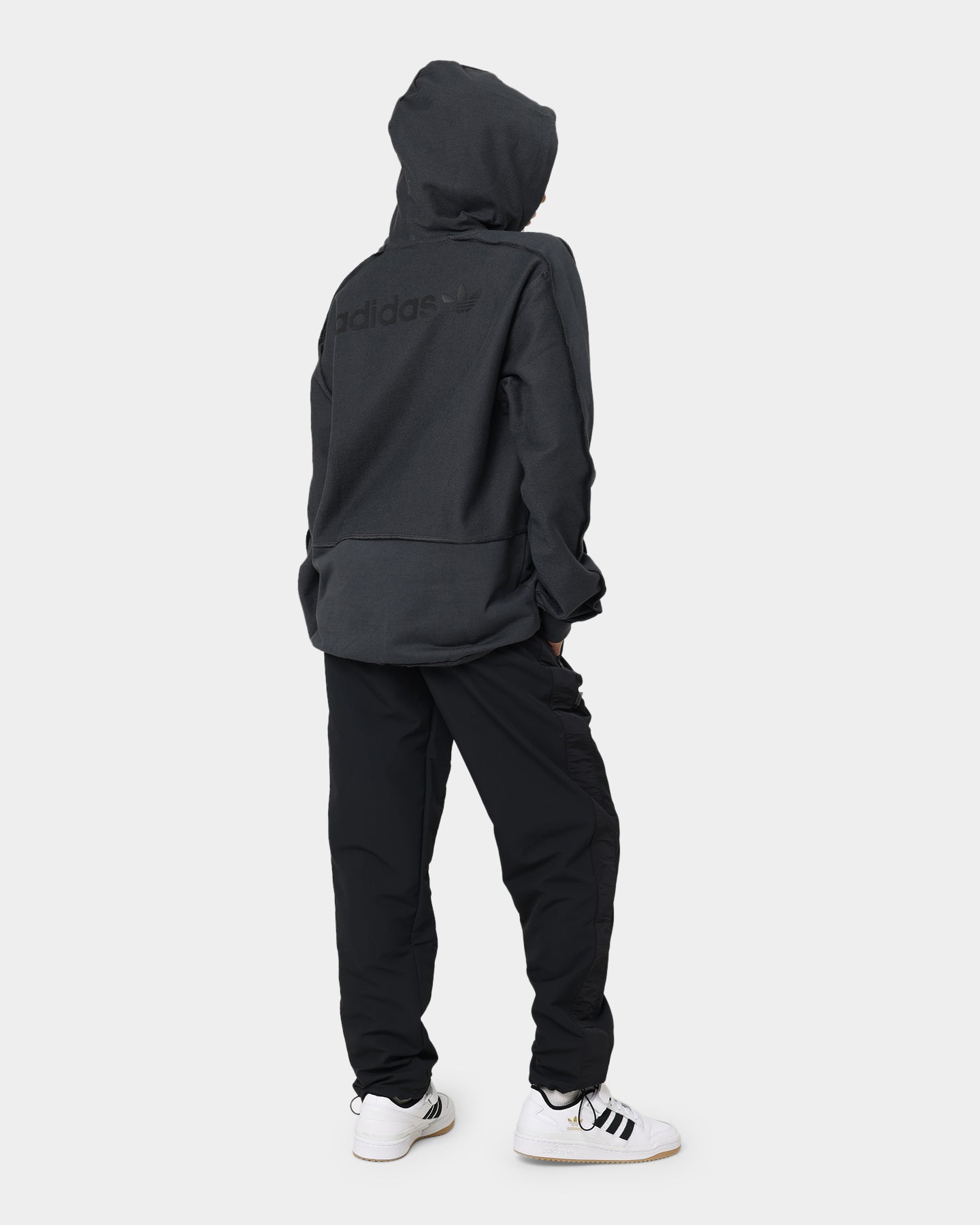 Adidas Loopback Hoodie Carbon - Men's & Women's Pullover Sweatshirt | Comfortable Fleece Lined Hooded Sweater for Running, Gym, and Casual Wear