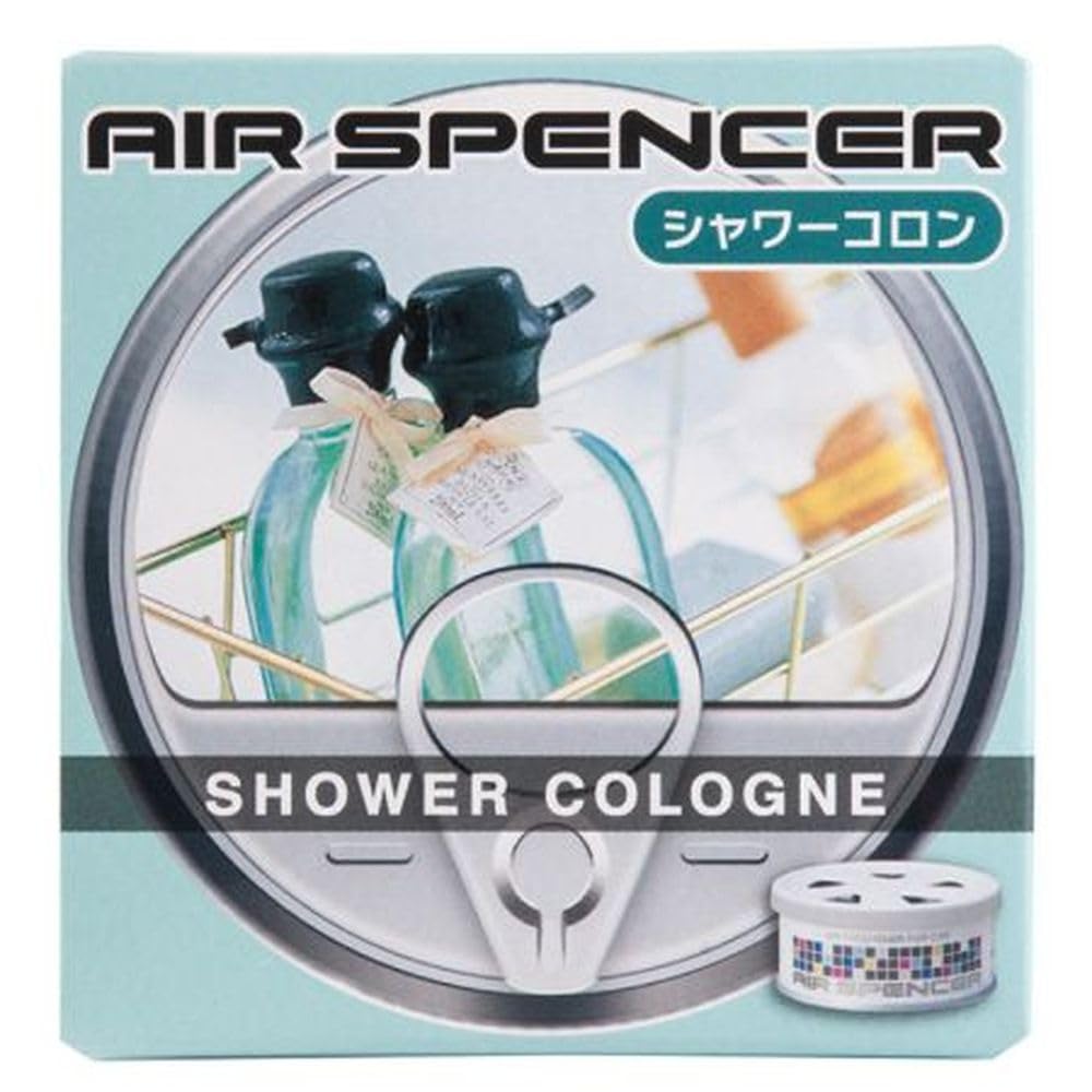 Air Spencer Eikosha Car Air Freshener Refill - Shower Cologne Scent for Long-Lasting Fragrance | Perfect for Cars, Offices & Home Use