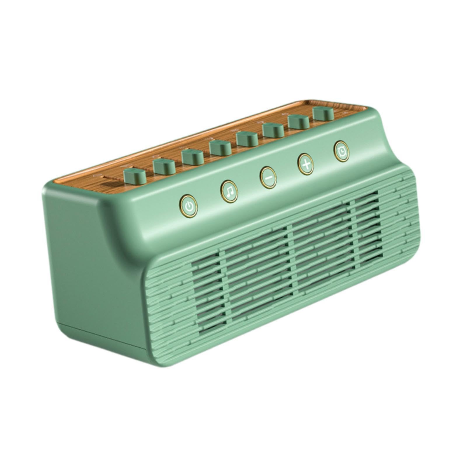 BaotyJie Portable Wireless Bluetooth Speaker - Mini Lightweight Speaker with Green Wood Grain Design, Perfect Gift for Women & Girls - Ideal for Outdoor Sports, Home, Kitchen, Yoga, and Office Desk Use