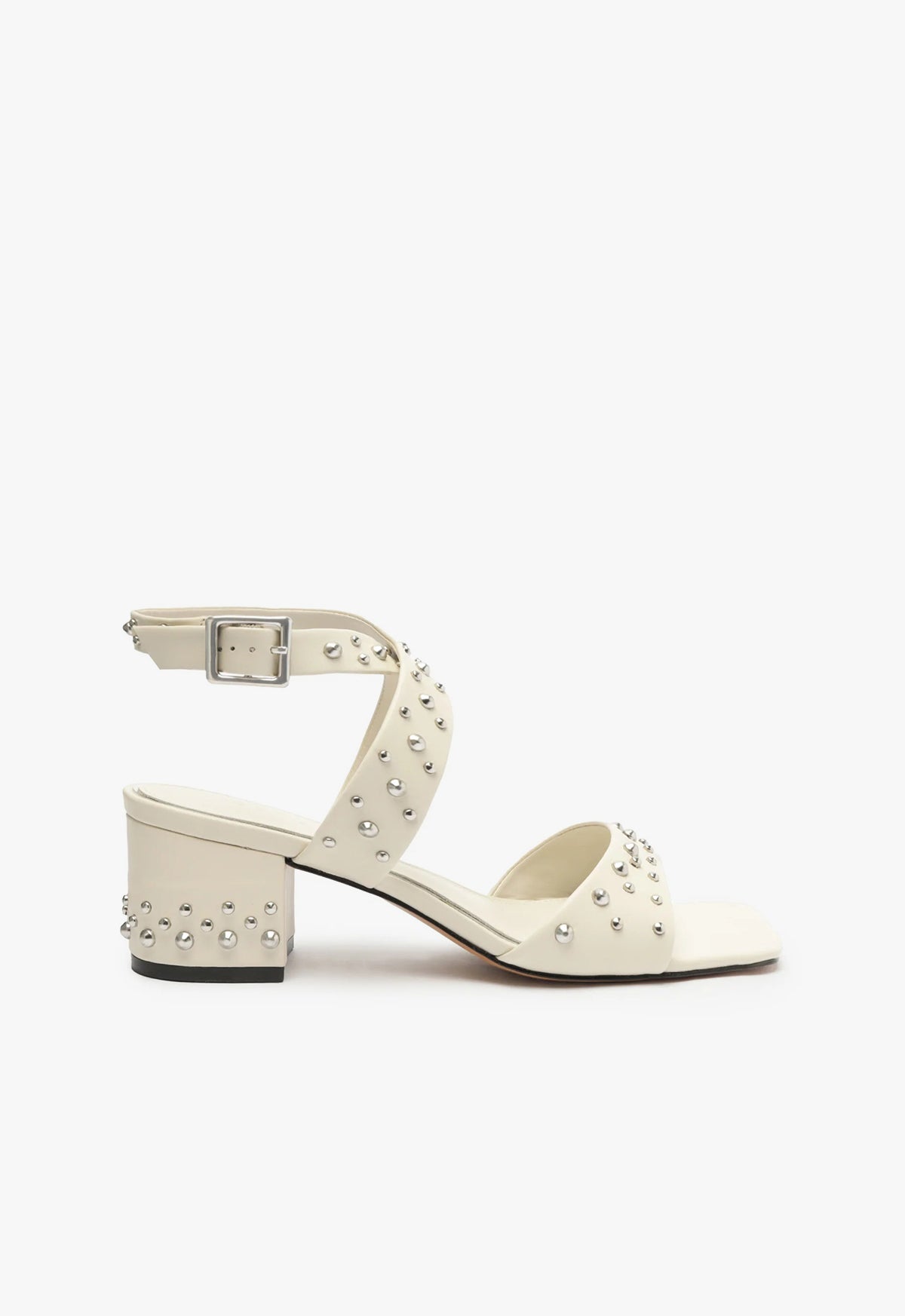 Lizzy Mid Block Leather Sandal - Women's Comfortable Chunky Heel Sandals for Summer | Perfect for Beach, Vacation & Casual Outfits
