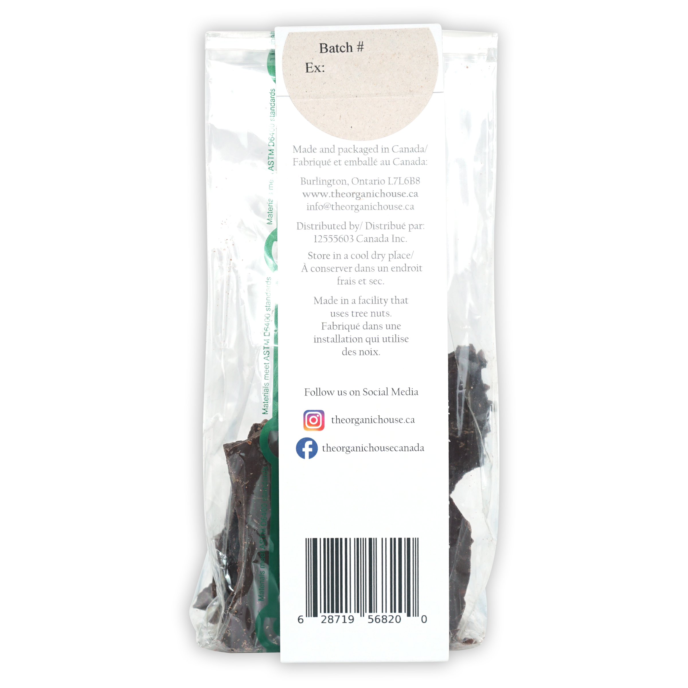 Organic Mini Crunchy Toffee Bars - Gluten Free Snack (3 Pack) - Perfect for Lunchboxes, Office Snacks & Healthy Treats