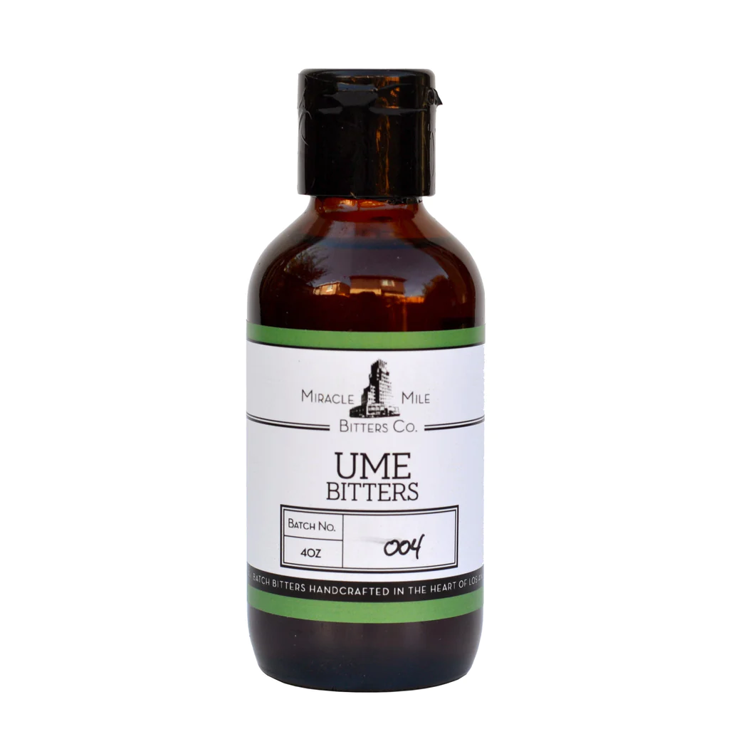 Miracle Mile Bitters Ume - Premium Japanese Plum Bitters for Cocktails, Mocktails & Cooking | Perfect for Mixologists, Bartenders & Home Chefs