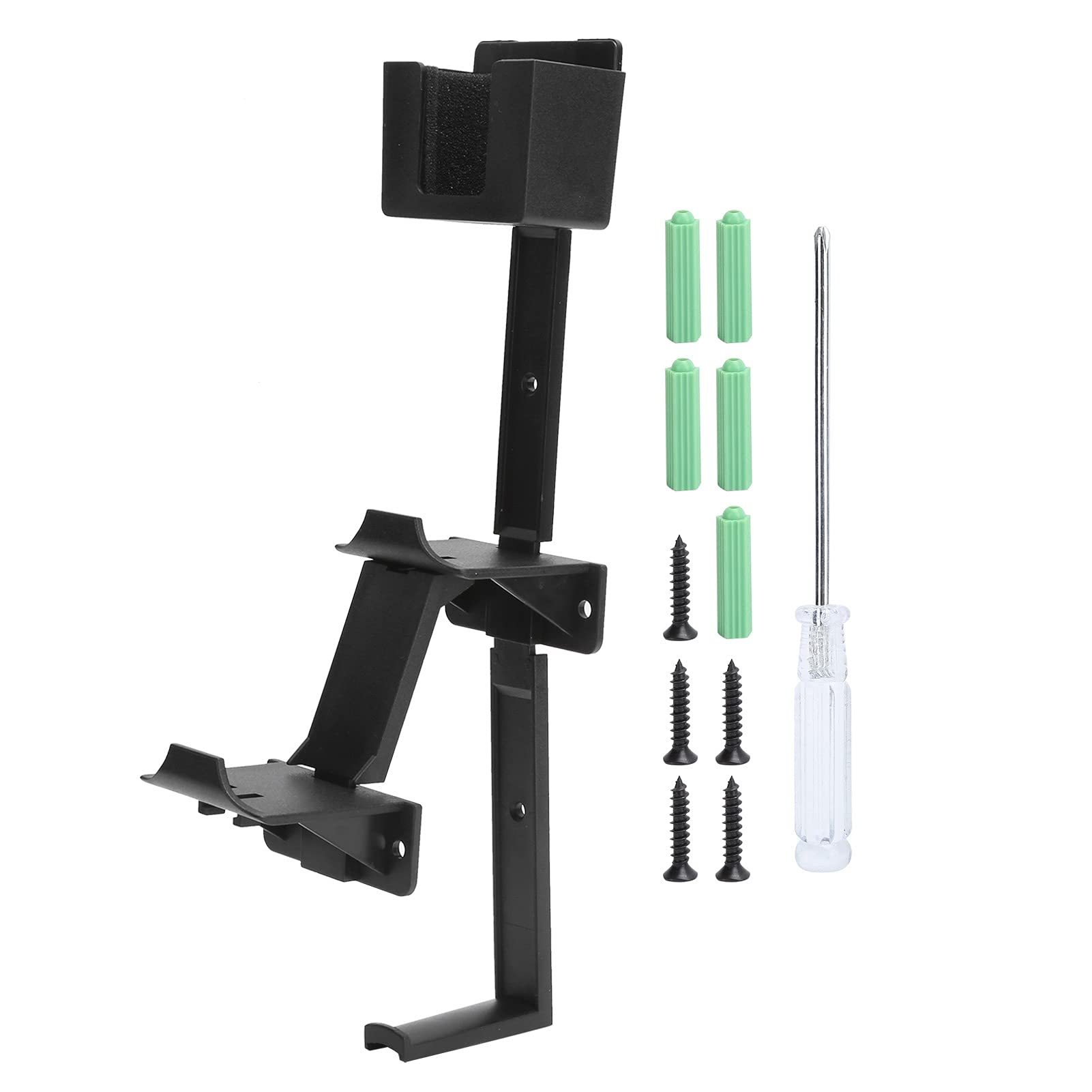 Universal ABS Wall Mount Bracket for Controller with Headset Hanger - Gaming Setup Accessory