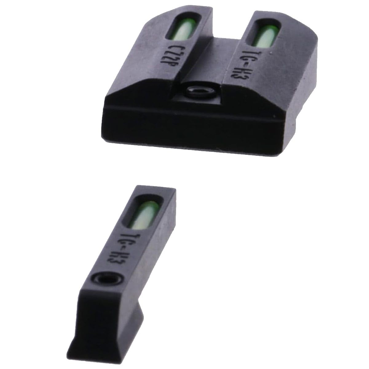 TRUGLO TFX Handgun Sight - Durable Shock-Resistant Compact Tritium & Fiber-Optic Sight for Pistols | Bright Day/Night Visibility | Ideal for Home Defense, Tactical Training & Concealed Carry