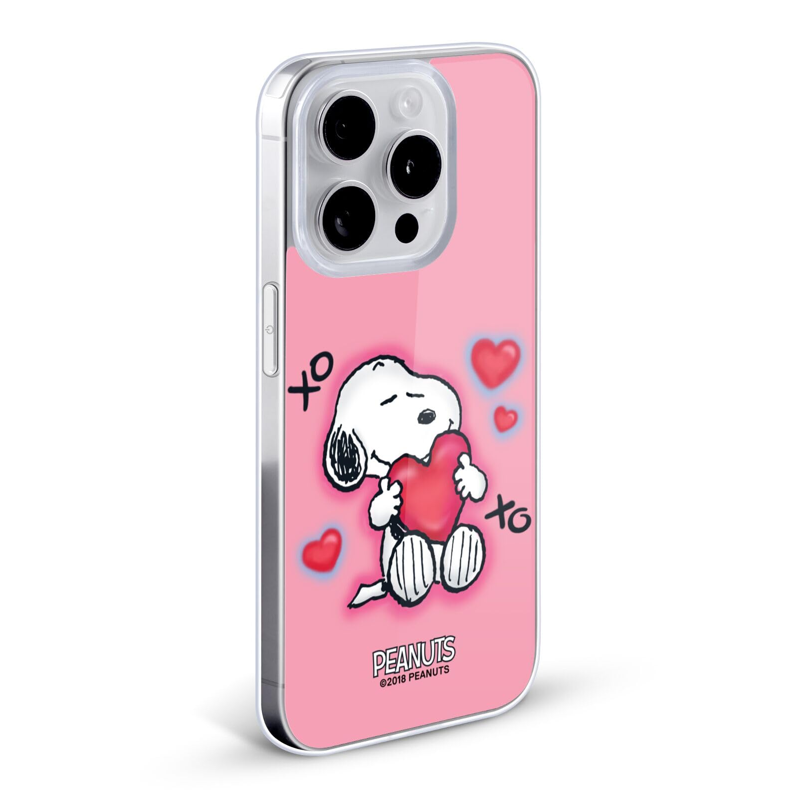 Officially Licensed Peanuts XOXO Snoopy Soft Gel Phone Case for Apple iPhone 11 Pro Max - Cute Cartoon Design, Shockproof Protection - Perfect for Daily Use, Travel & Gift Giving