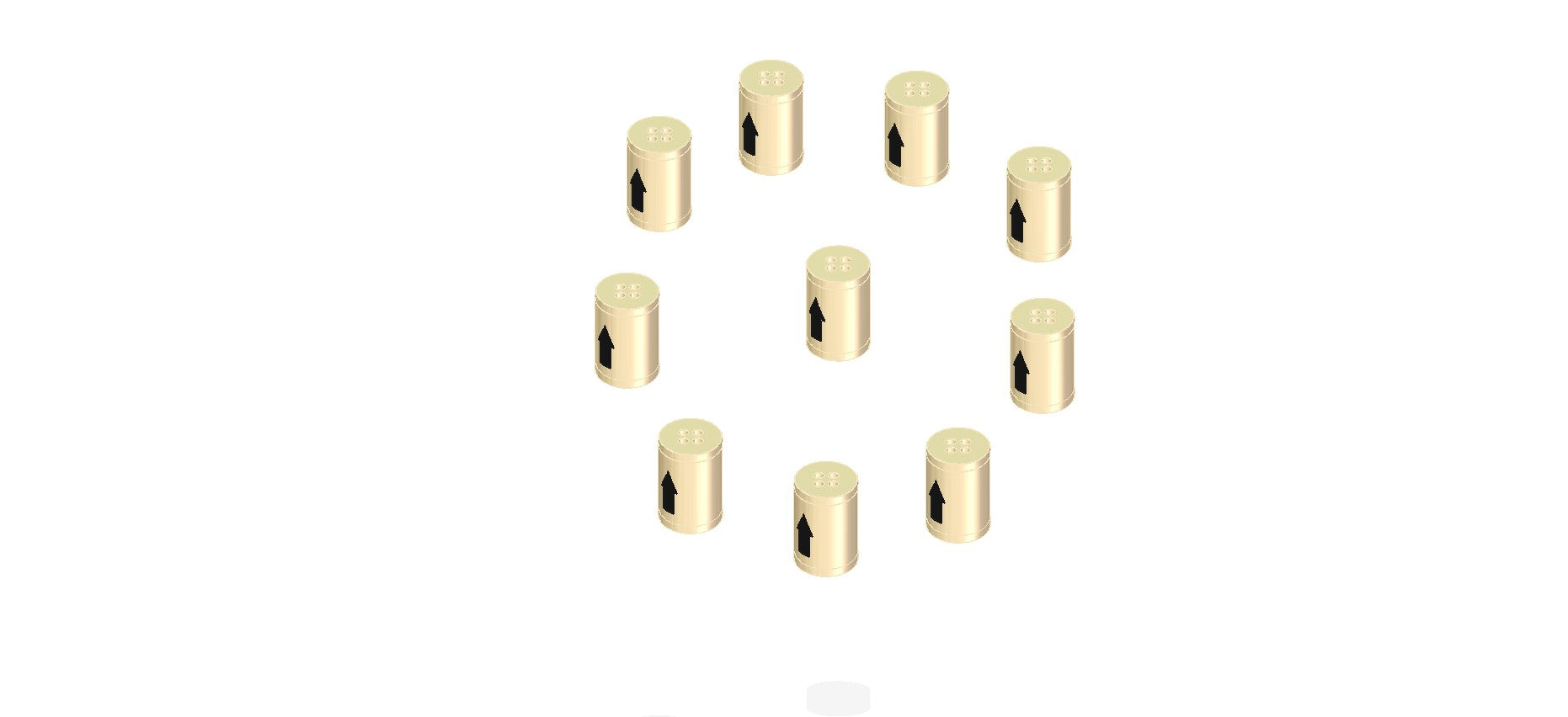 PEEK Ball & Seat Check Valve Capsule (3/16 Inch) - Pack of 10 | High-Temperature Chemical Resistant Check Valve for Industrial, Medical, and Laboratory Equipment