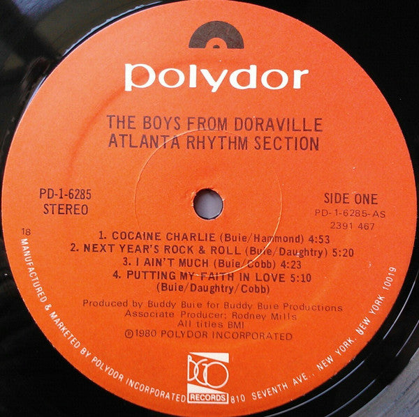 Atlanta Rhythm Section - The Boys From Doraville Vinyl LP Album (NM/M Condition) | Rare Collectible Record for Music Enthusiasts & Vintage Vinyl Collectors - Perfect for Home Listening, Gifts, and Music Collections