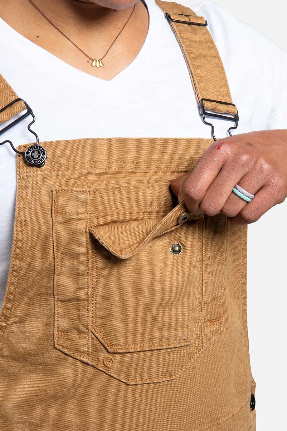 Durable Women's Dovetail Workwear Overalls with 13 Pockets - Heavy Duty Denim Bib Overalls for Construction, Farming & Outdoor Work