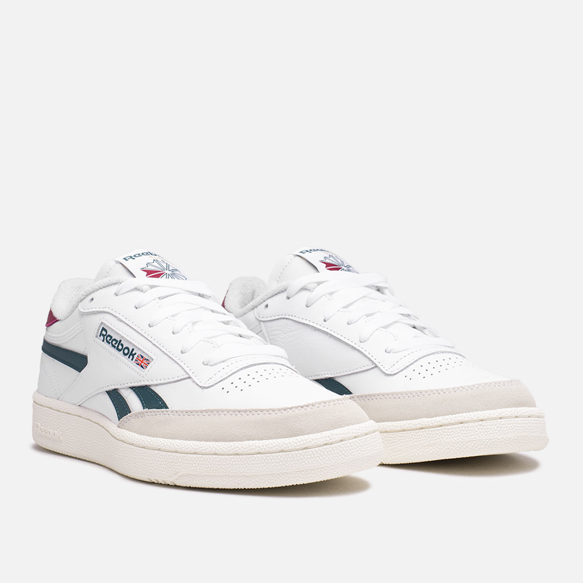 Reebok Club C Revenge Sneakers - White, Pine & Berry Color Options | Casual & Athletic Wear for Men & Women | Perfect for Running, Gym & Everyday Fashion