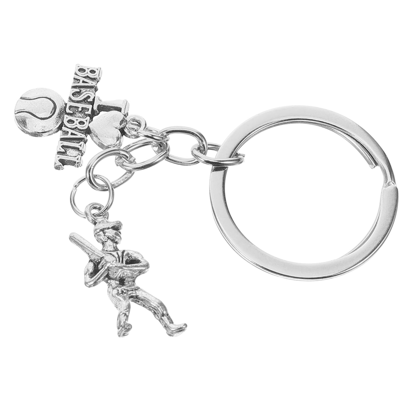 2PCS Baseball Keychain Set - Cute Sports Keychains for Women, Backpack, Bags & Key Rings | Baseball Party Favors & Gifts for Fans | Perfect for Baseball Games, Sports Events & Everyday Use