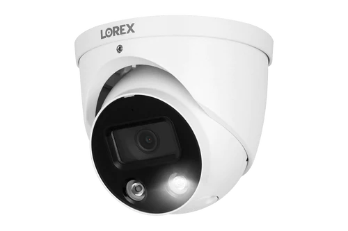 Lorex Fusion 4K 16 Channel (8 Wired + 8 WiFi) Security Camera System with 2TB NVR, 6 Active Deterrence Dome Cameras, 2K Wired Doorbell, Sensor Kit & 1080P Floodlight - Home & Business Surveillance Solution