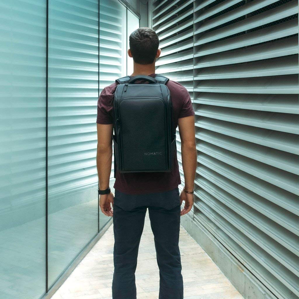 NOMATIC 20L Water Resistant Travel Backpack - Carry On Laptop Bag for Men & Women - Business & Personal Item Bag | Perfect for Air Travel, Commuting & Outdoor Adventures