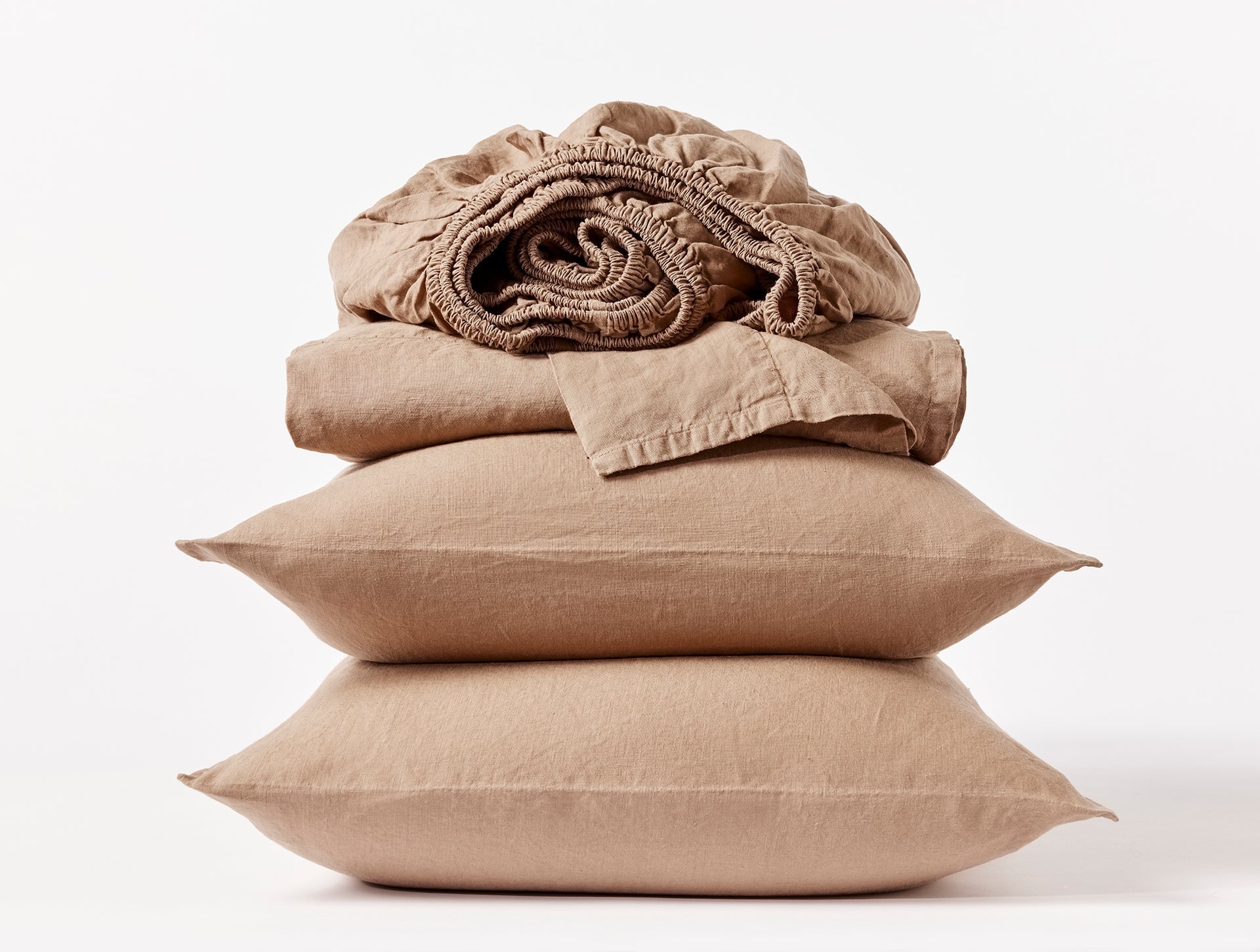 Organic Relaxed Linen Sheet Set - Breathable & Hypoallergenic Bedding for All Seasons | Perfect for Hot Sleepers & Eco-Friendly Homes