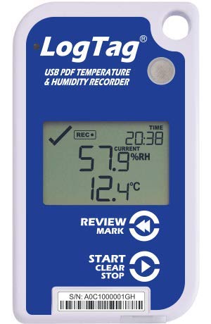 UHADO-16 Digital Temperature and Humidity Monitor with Alarm - Wireless Indoor Hygrometer Thermometer for Home, Office, Nursery, Greenhouse & Wine Cellar