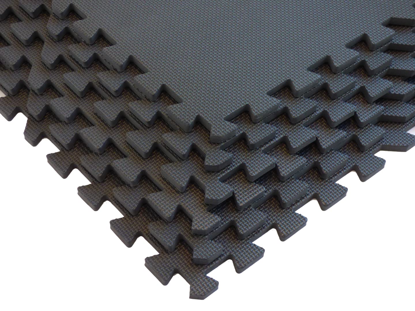 Square Brands Interlocking Gym Floor Tiles - 3/8