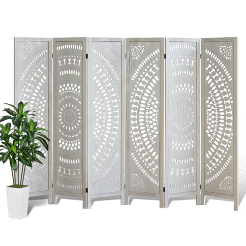 6 Panels Retro White