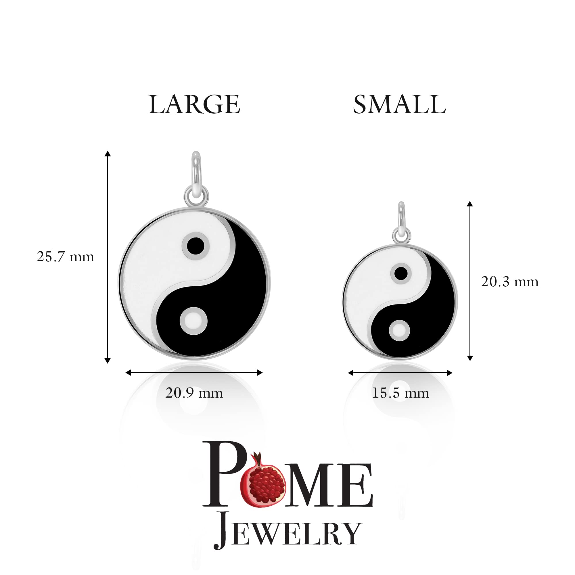 14k Solid Gold Yin Yang Pendant Necklace - Handcrafted in USA | Spiritual Jewelry for Meditation, Yoga & Daily Wear