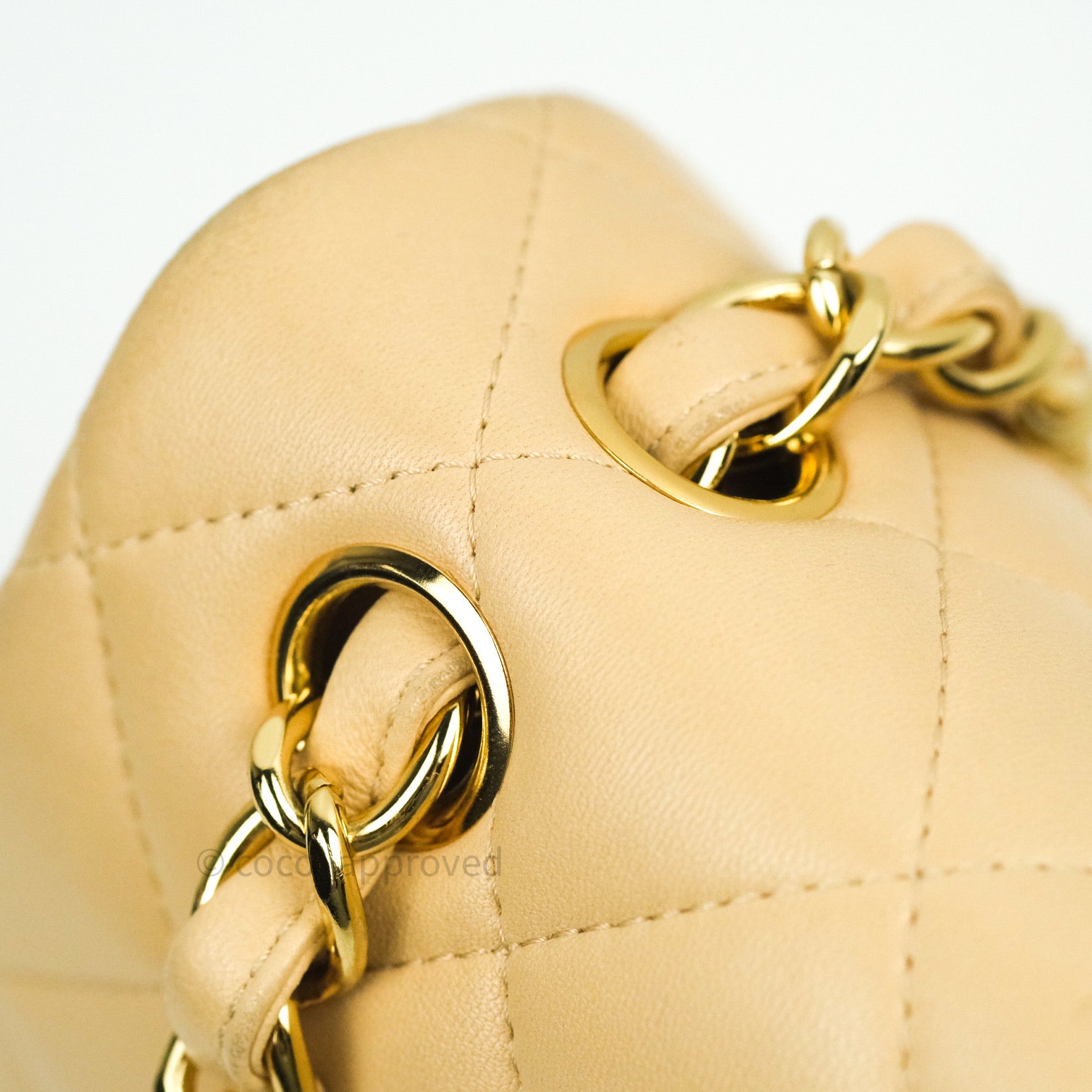 Chanel Classic Jumbo Double Flap Bag Beige Lambskin Leather with Gold Hardware - Luxury Designer Handbag for Women, Perfect for Parties, Dating & Special Occasions
