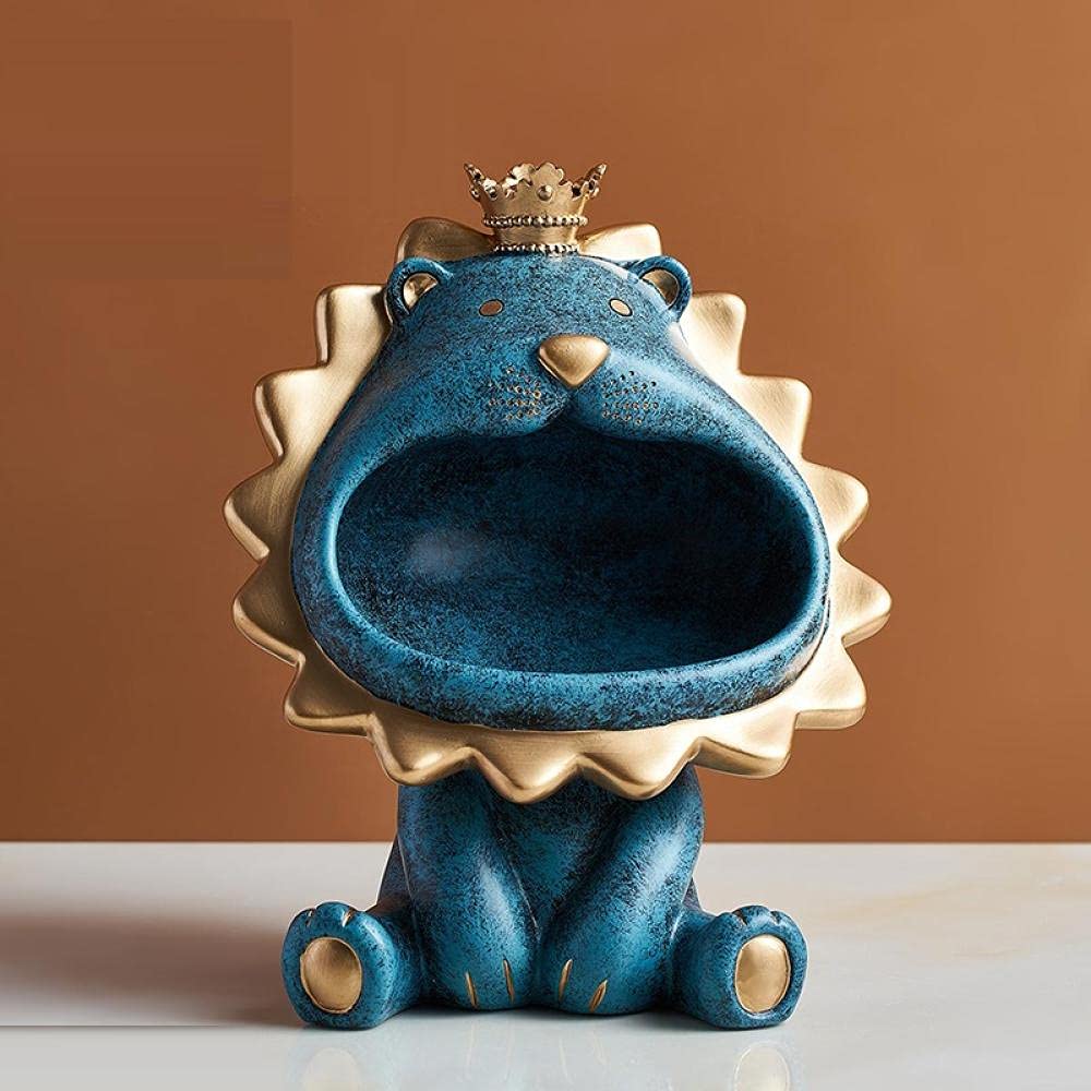 Nordic Creative Figurine Statue Sculpture with Storage Box - Key Holder & Home Decor for Living Room, Entrance, Wine Cabinet - Unique Wedding Gift for Couples | Perfect for Home Organization & Stylish Interior Design