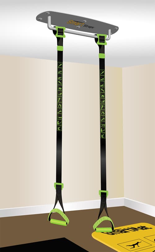 Prism Fitness Smart Strap Ceiling and Wall Mount - Heavy Duty Exercise Equipment Mount for TRX, Yoga, Resistance Bands - Perfect for Home Gym, CrossFit, and Functional Training