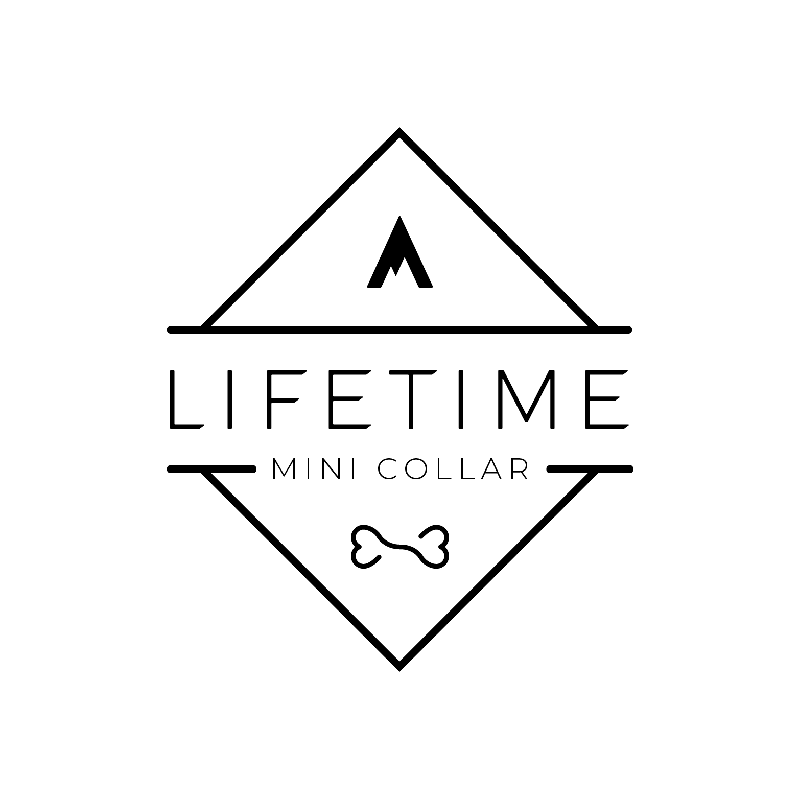 Lifetime Mini Collar - Durable Pet ID Tag for Dogs & Cats | Waterproof & Scratch-Resistant | Perfect for Daily Walks, Travel & Outdoor Adventures