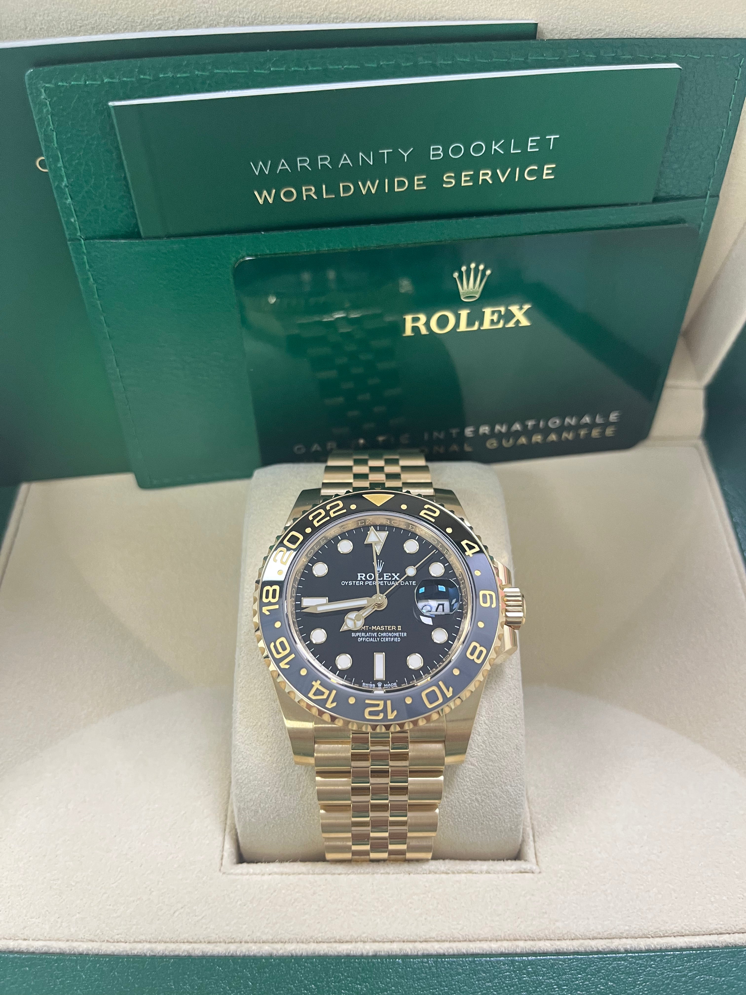 Rolex GMT-Master II 126718GRNR 2023 New Release - Luxury Men's Watch with Jubilee Bracelet & Black/Gray Bezel - Perfect for Travel, Business & Collectors