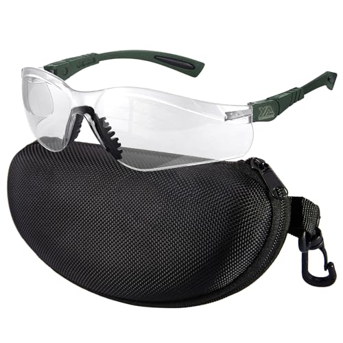 Army Green Frame Clear Lens