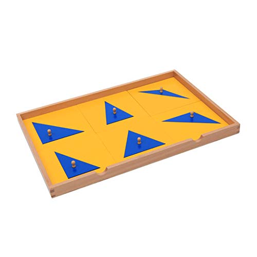Montessori Geometric Puzzle Cabinet - Wooden Sensorial Learning Toy for Preschool Kids - Shape Matching & Early Math Education - Perfect for Homeschool & Classroom Activities