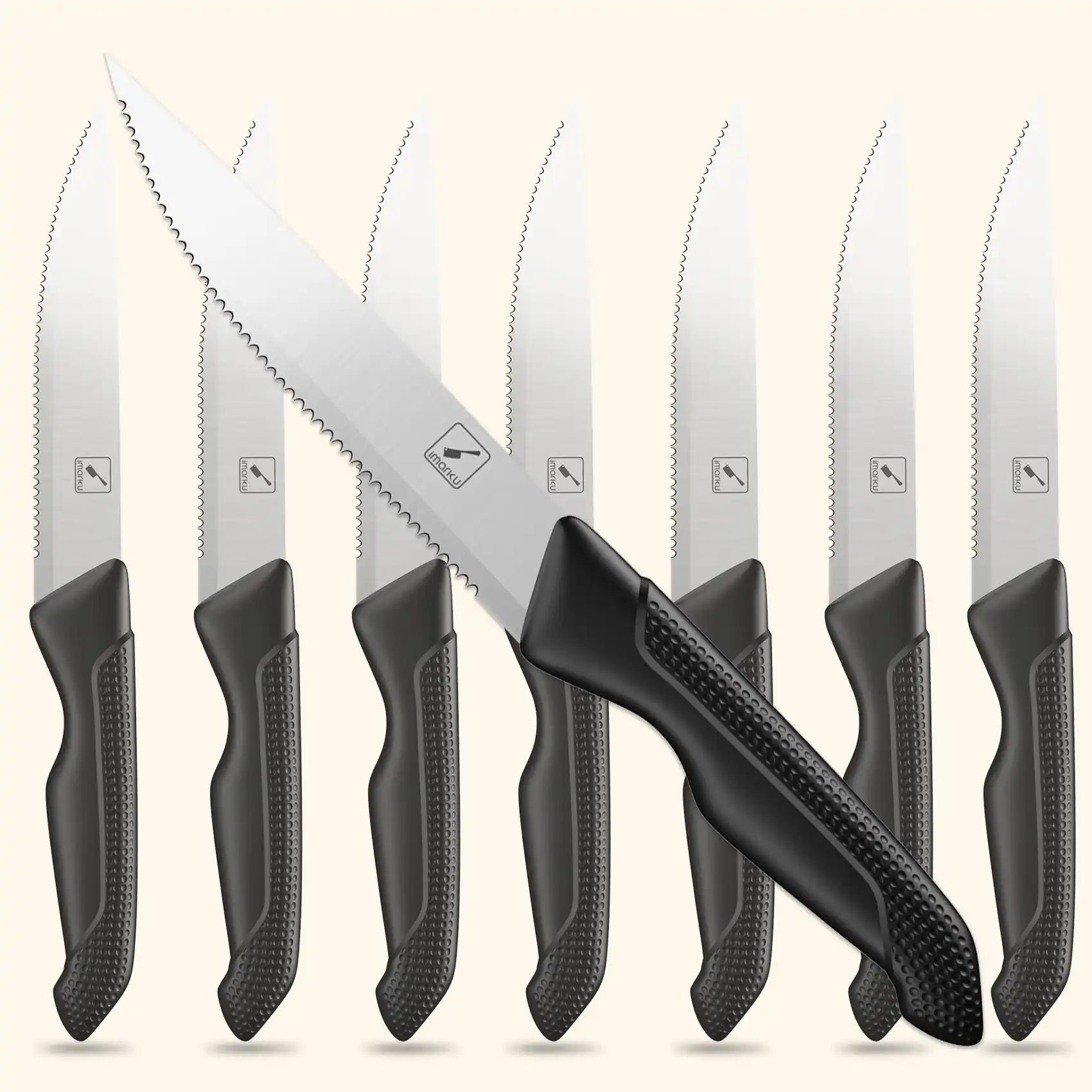 Premium Serrated Steak Knife Set - 4.5