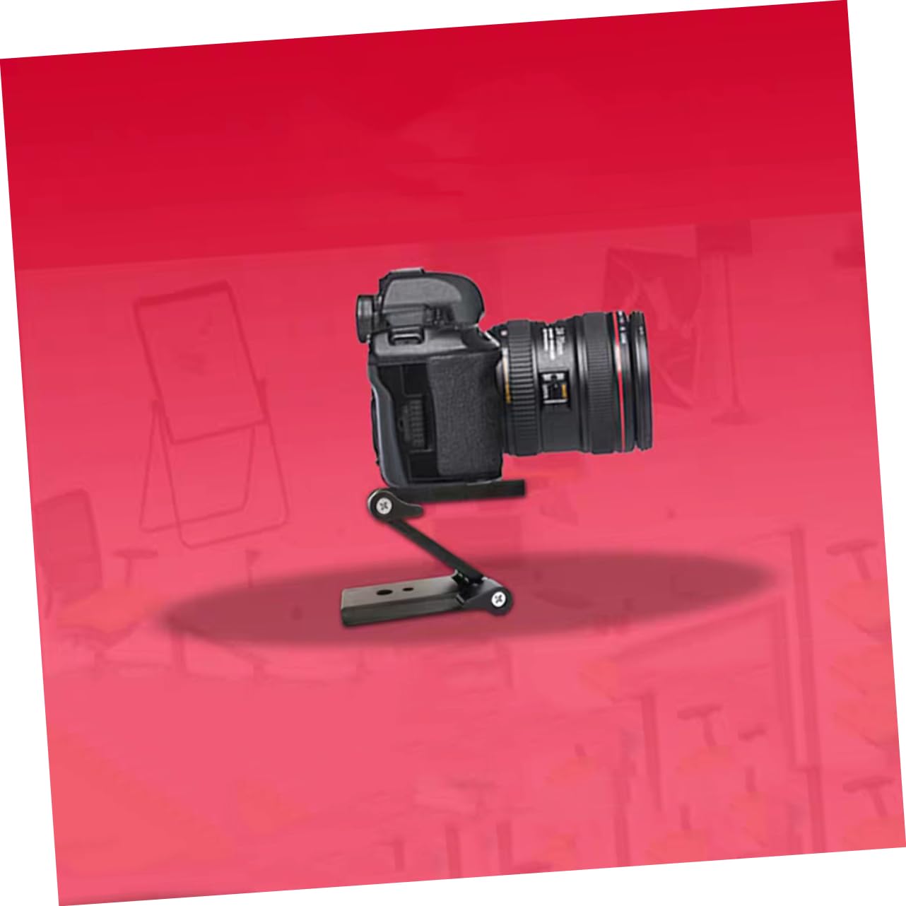 Jojofuny Z Tripod Head Mount Quick Release Plate with 1/4'' Screw - Compatible with Monopod, DSLR Camera Stabilizer - Perfect for Photography, Vlogging & Outdoor Shooting