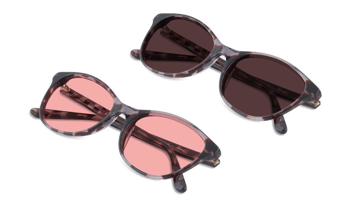 TheraSpecs Audrey Glasses for Light Sensitivity & Migraine Relief - FL-41 Tinted Lenses, Blue Light Blocking, Computer & Outdoor Use (Bundle) - Perfect for Office Work, Screen Time, and Bright Environments
