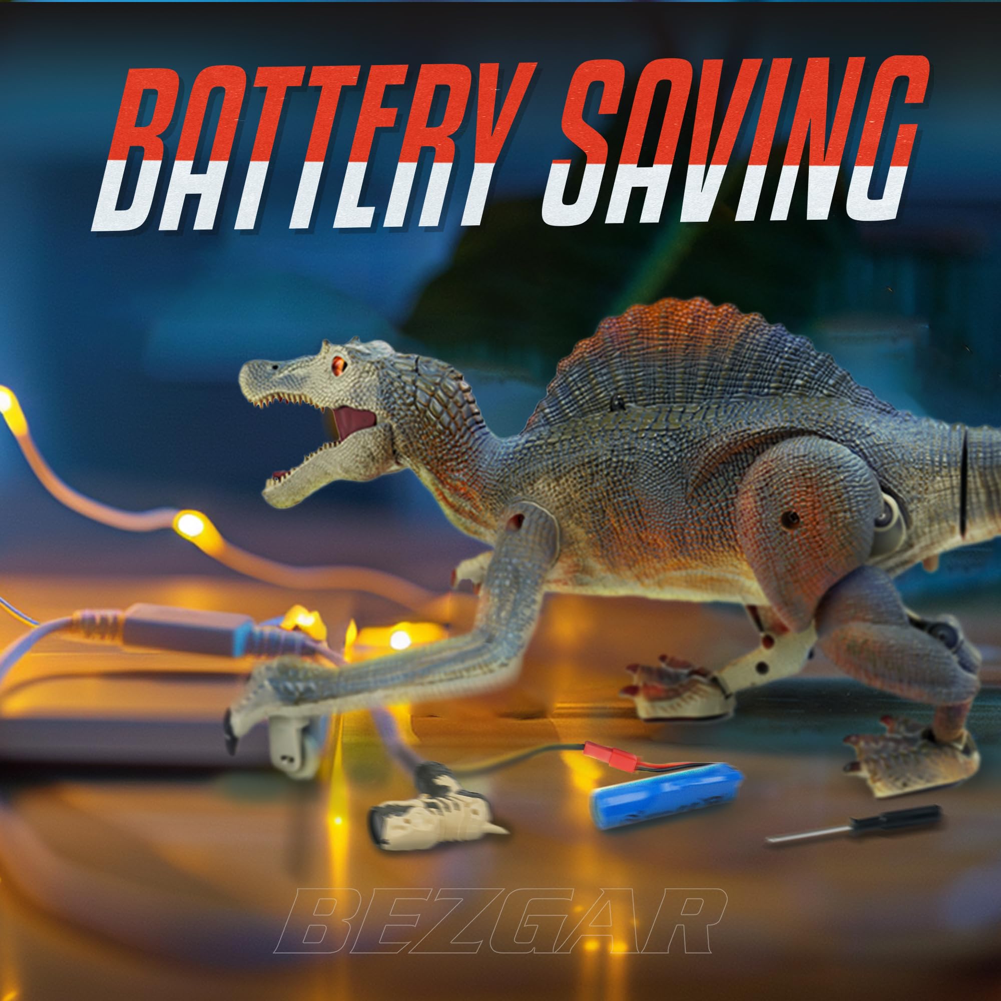 BEZGAR Remote Control Robot and Dinosaur Toy - Smart Interactive RC Robot with LED Lights & Sound Effects for Kids Ages 6-12 | Perfect for Indoor Play, Birthday Gifts & STEM Learning Activities