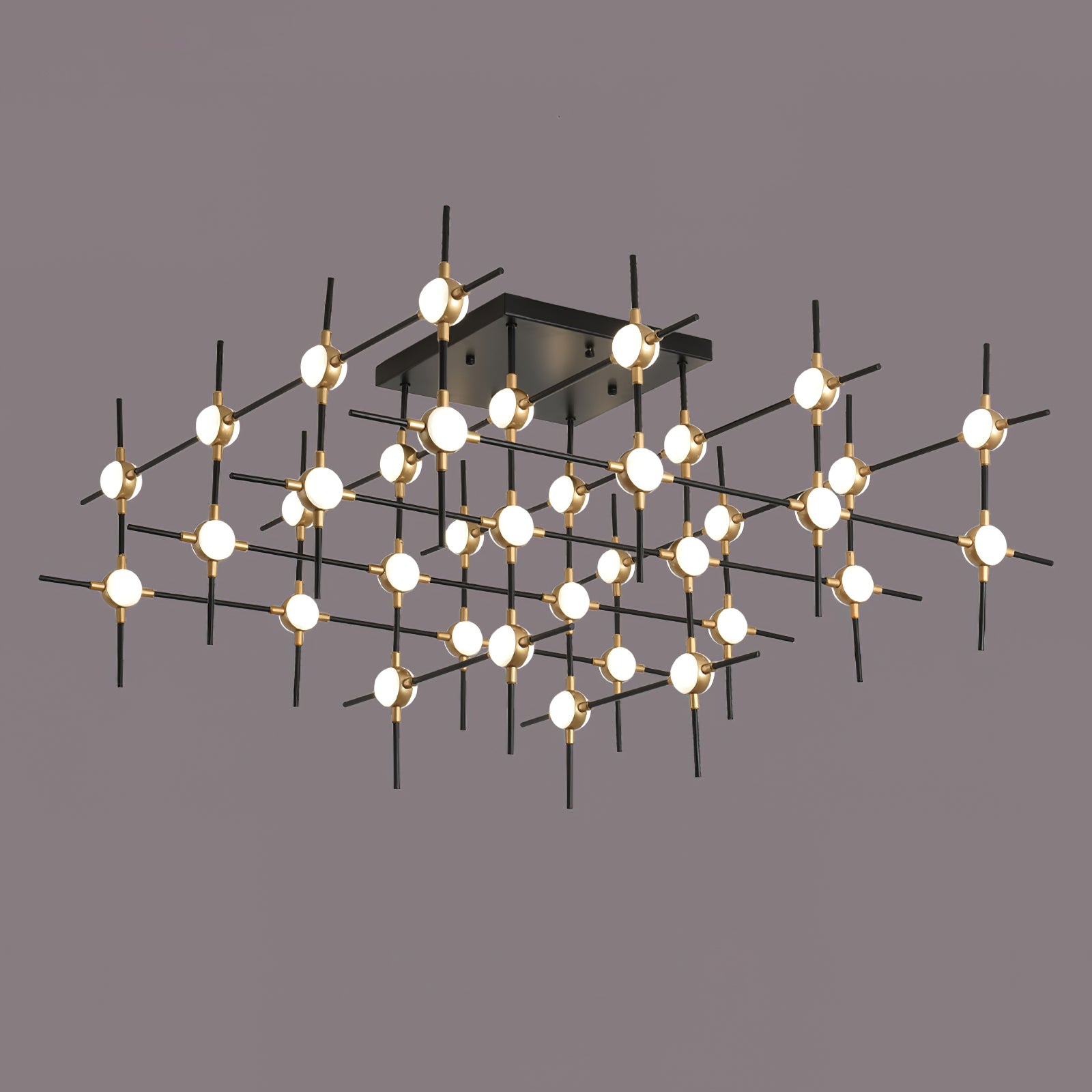 Dorney Modern Floating Ball Ceiling Light Fixture - LED Hanging Sphere Pendant Lamp for Living Room, Bedroom, Dining Room and Office Lighting Decor