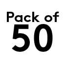 Pack of 50