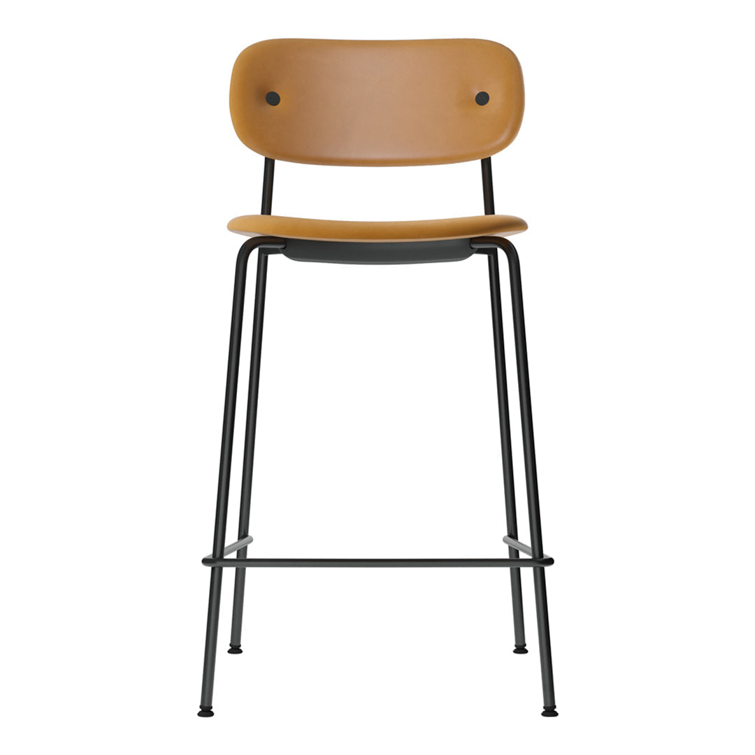Modern Counter Stool with Full Upholstery - Comfortable Bar Height Seat for Kitchen Islands, Breakfast Bars & Home Decor