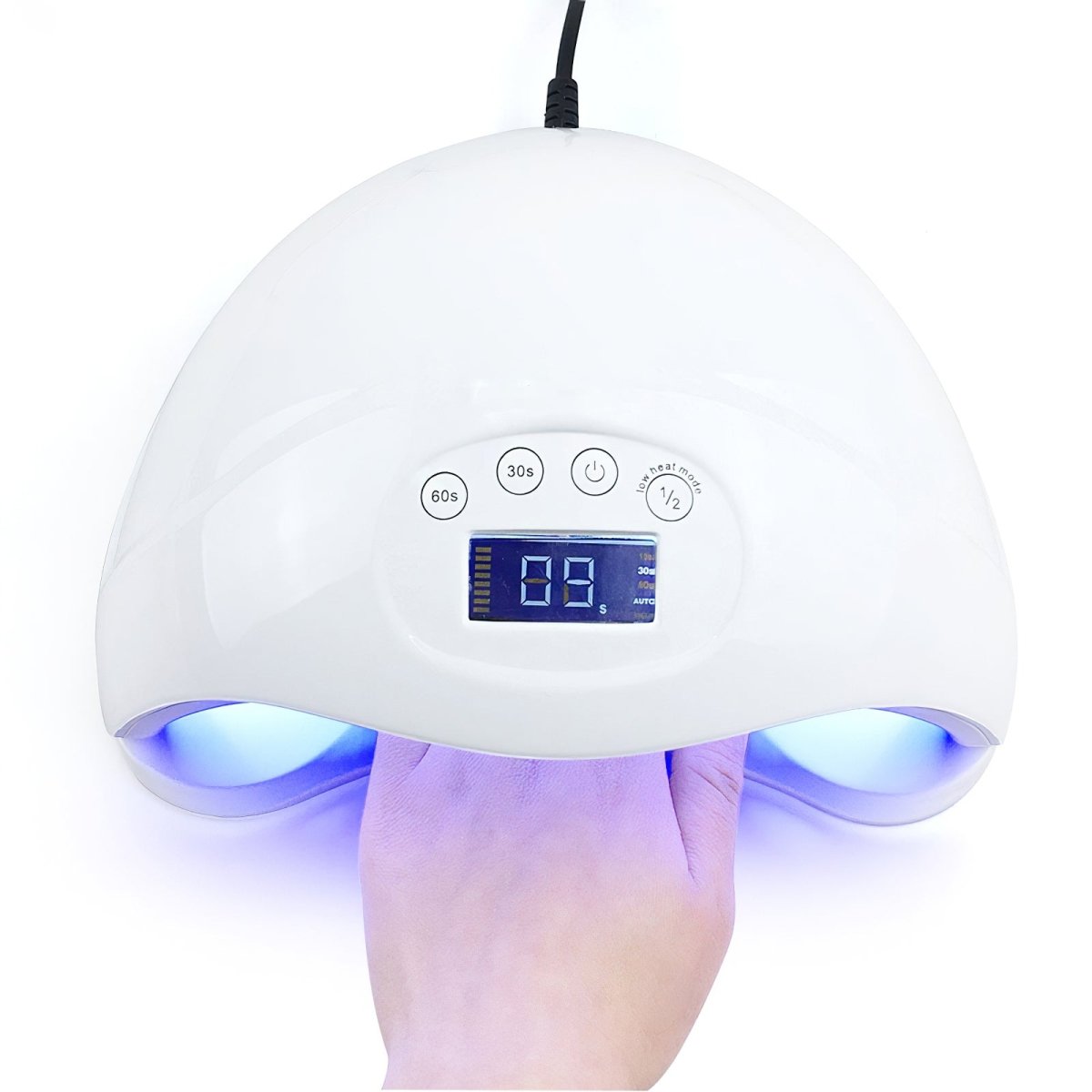48W Professional UV LED Nail Lamp for Gel Polish Curing - Sun 5 Plus Model, Perfect for Home Manicures & Nail Salons