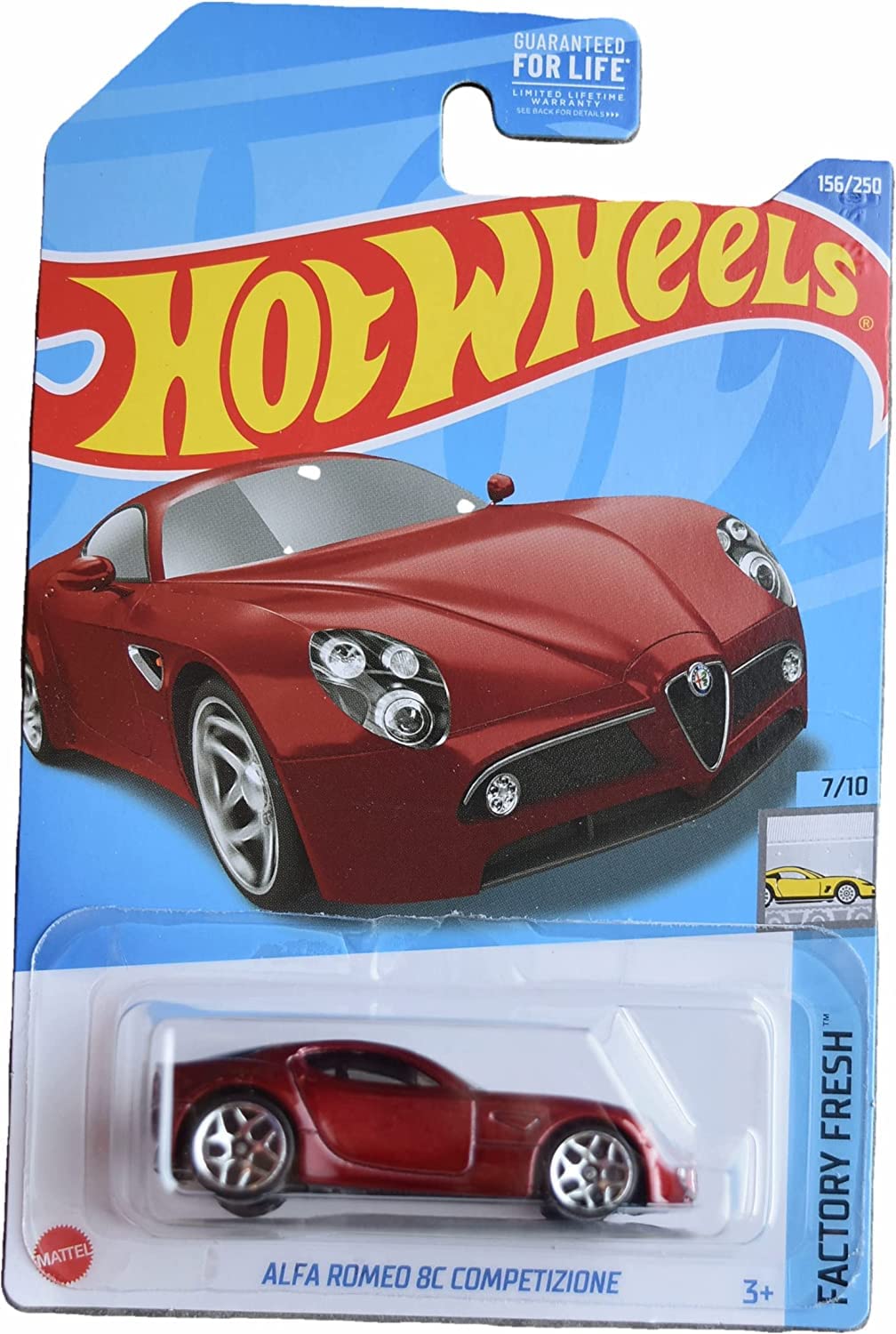 Hot Wheels Alfa Romeo 8C Competizione Diecast Car - 1:64 Scale Collectible Toy for Kids & Adults - Perfect for Racing Games, Display & Gift Giving