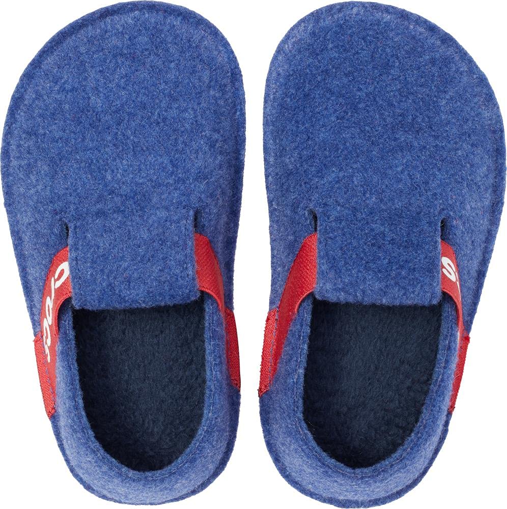 Crocs Kids' Classic Fuzzy Slippers - Soft & Comfortable Slip-On Indoor Shoes for Boys & Girls | Perfect for Home, School & Winter Wear