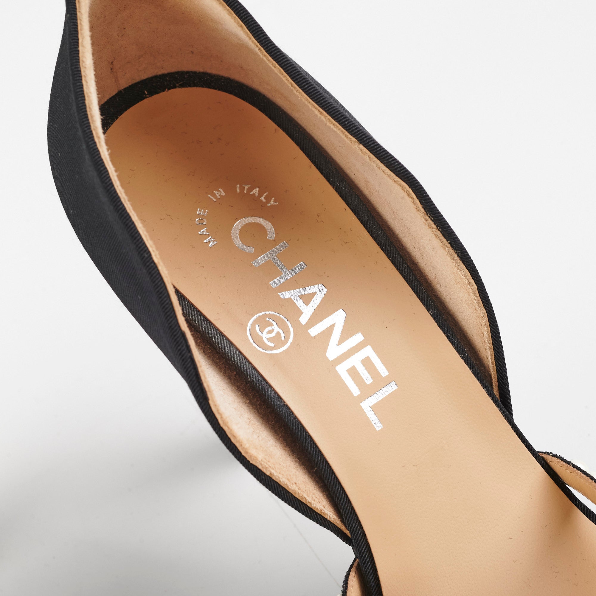 Chanel Black Pearl Heels Women's Size 36 - Luxury High Heel Pumps for Evening Parties, Weddings & Formal Events