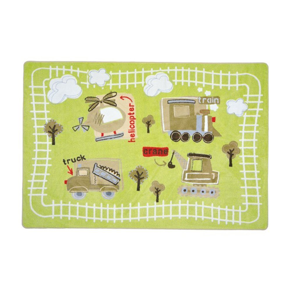 Just For Kids Big Machines Play Rug - 3'10