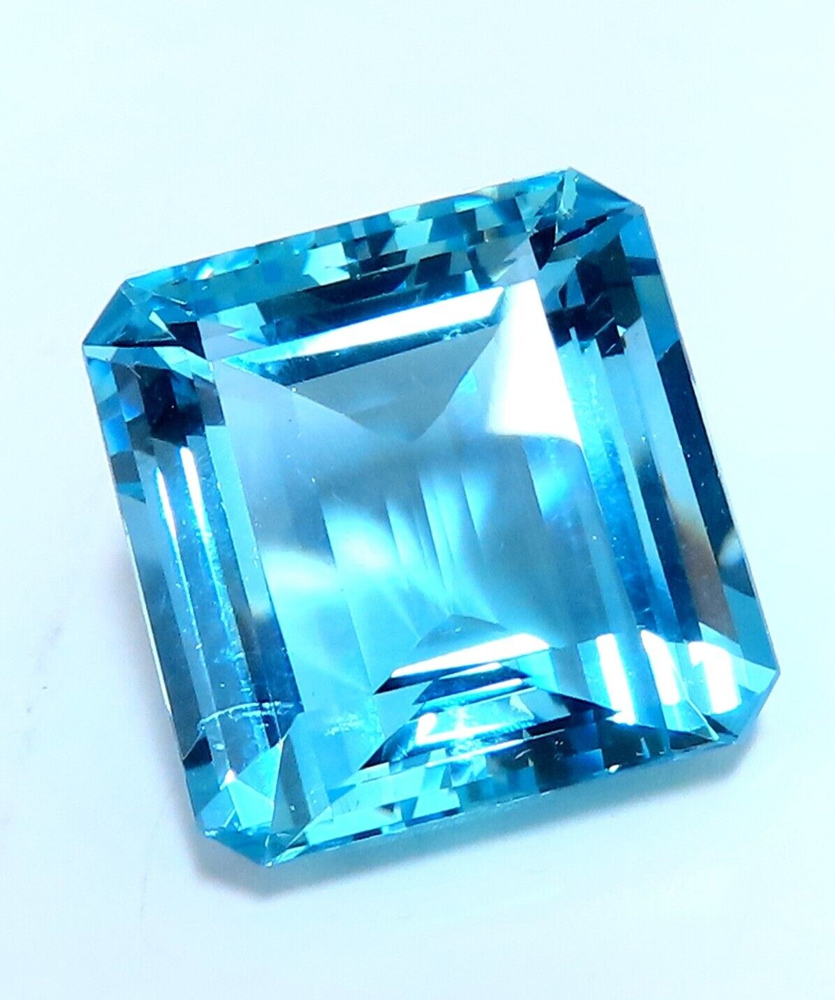 GIA Certified 46.87ct Natural Blue Emerald Cut Aquamarine Gemstone - Stunning Birthstone Jewelry for March, Engagement Rings & Luxury Gifts