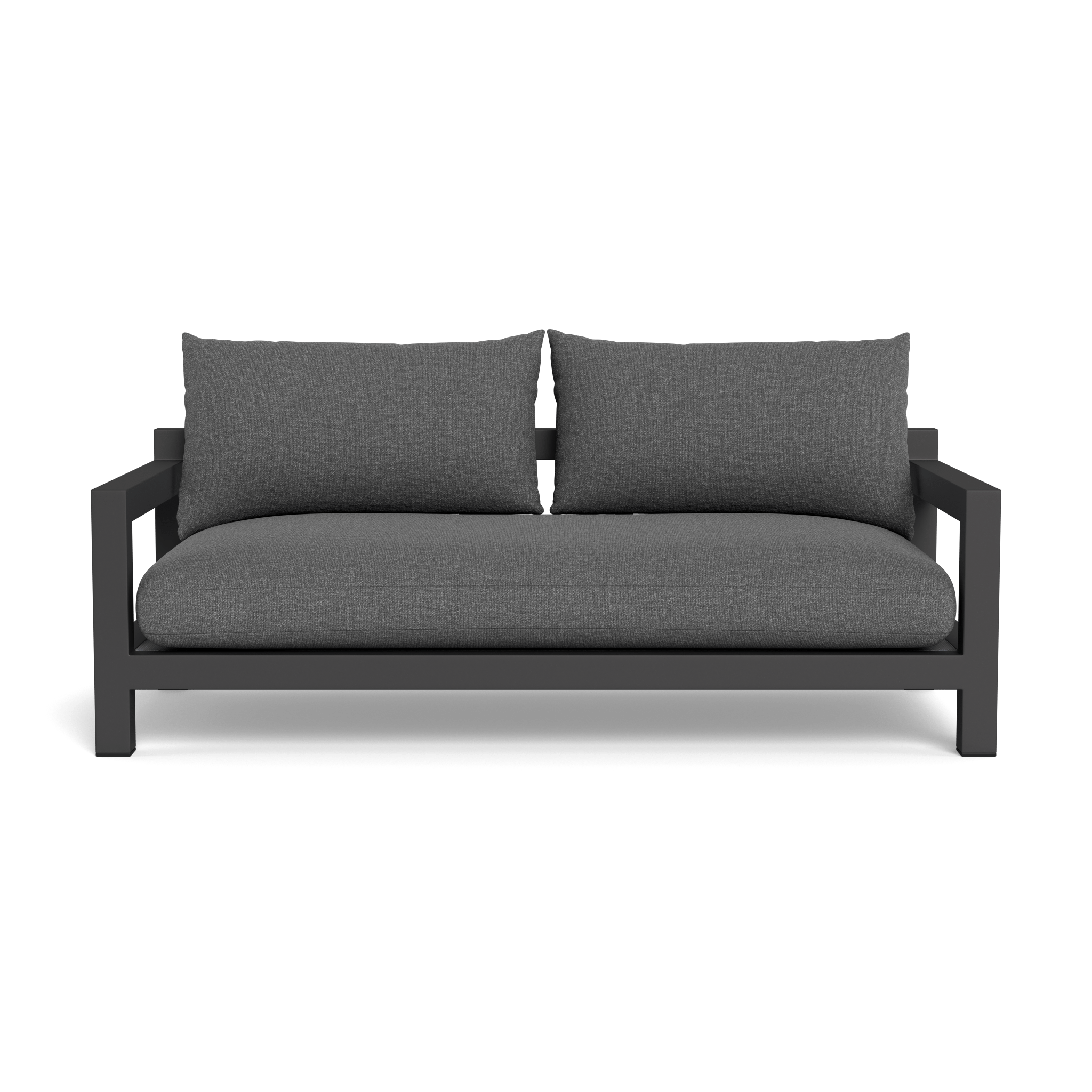 Pacific Aluminum 2-Seat Outdoor Patio Sofa - Lightweight & Weather-Resistant Garden Furniture for Poolside, Deck, or Backyard Relaxation