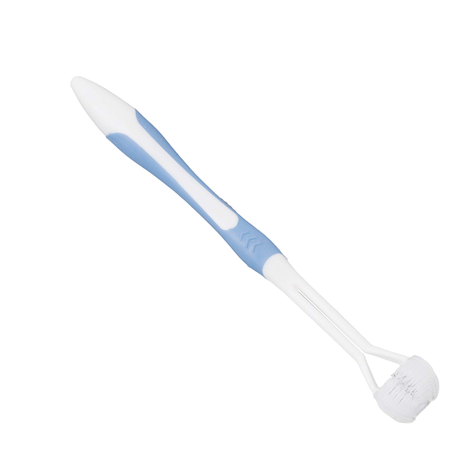 Multicolor Three-Sided Toothbrush Set - Travel Toothbrushes for Adults & Kids (Blue) - Perfect for Family Trips, Camping & On-the-Go Oral Care