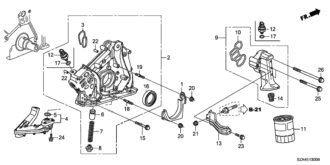 Genuine Honda 15100-R70-A02 Oil Pump Assembly - Compatible with Select Honda Models | High-Performance Engine Oil Pump Replacement | Perfect for Automotive Repair & Maintenance
