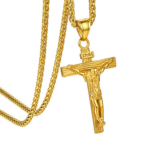 A. Crucifix INRI - Gold