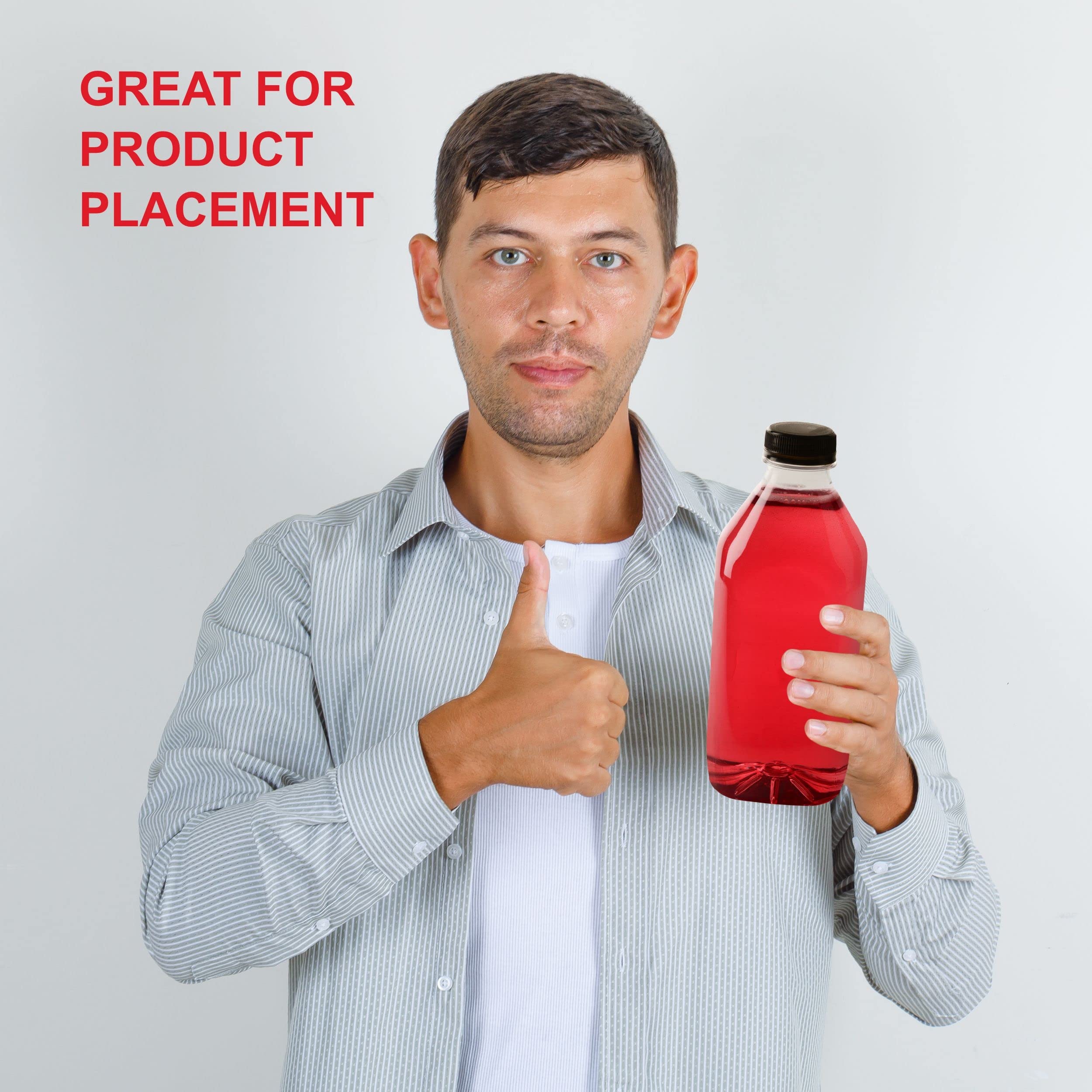 EcoQuality [77 Pack] 32 oz Clear Plastic Juice Bottles with Tamper Evident Caps - BPA Free, Leak Proof - Perfect for Smoothies, Juices, Milk, Meal Prep & Storage - Ideal for Home, Restaurant, Catering & Commercial Use