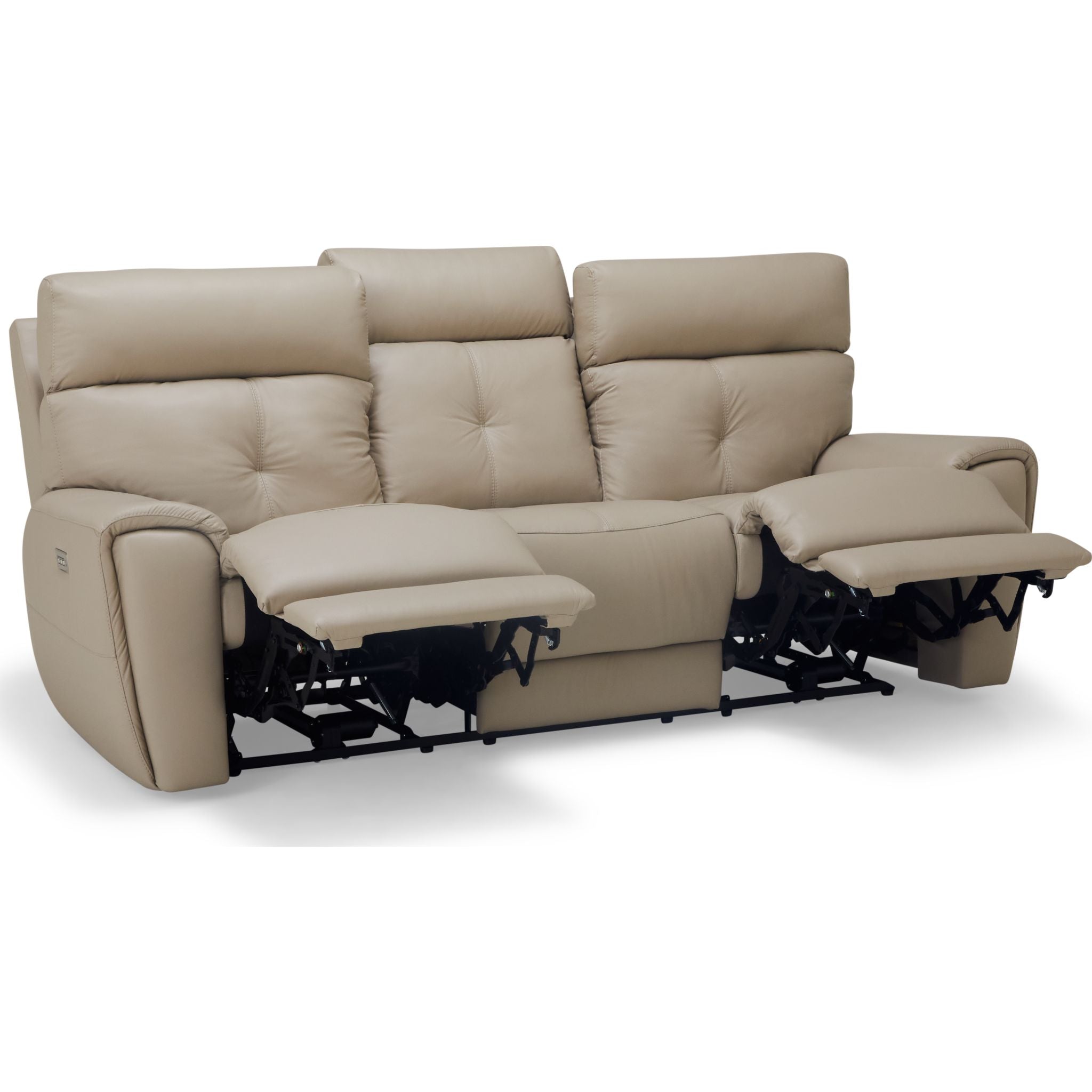 Aedon Power Reclining Sofa with Adjustable Headrest & Lumbar Support - Modern Comfort for Living Room, Home Theater & Relaxation | Bali Harvest Collection
